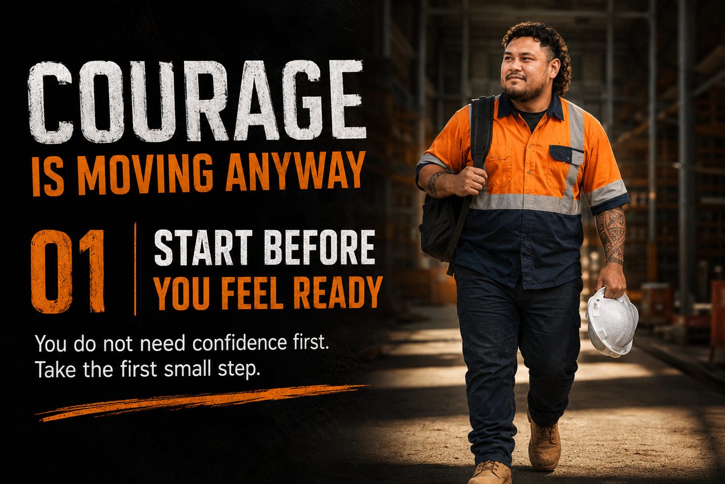 Tip one. Start before you feel ready. You do not need confidence first. Take the first small step.