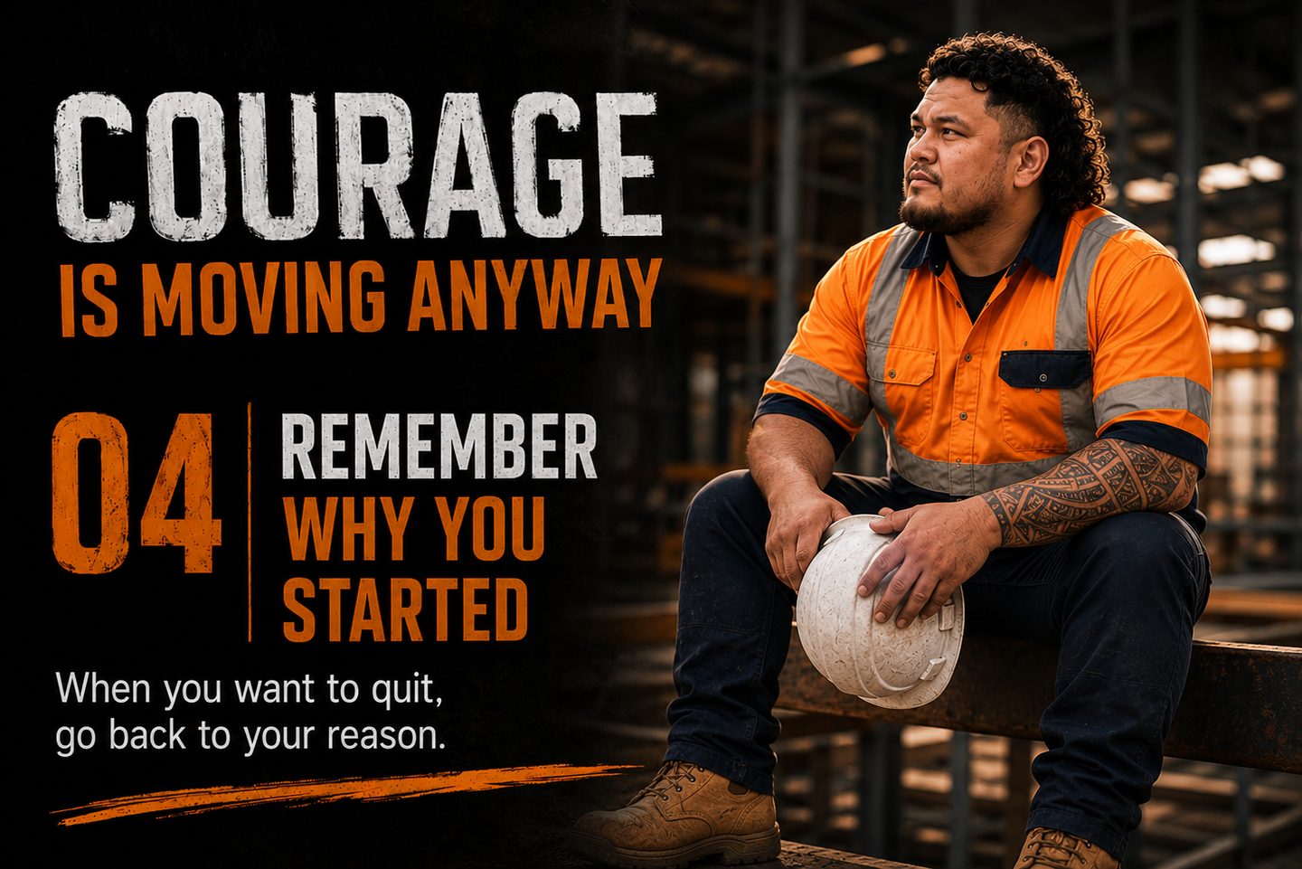 Tip four. Remember why you started. When you want to quit, go back to your reason.