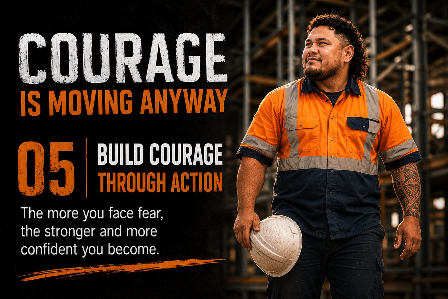 Tip five. Build courage through action. The more you face fear, the stronger and more confident you become.